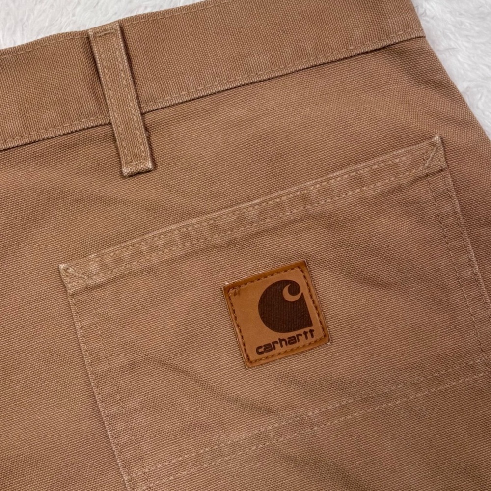 VTG Y2K Carhartt Carpenter Shorts Mens 40 Brown Desert B25 SDL Duck Canvas Work